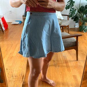 American Appel denim mini skirt